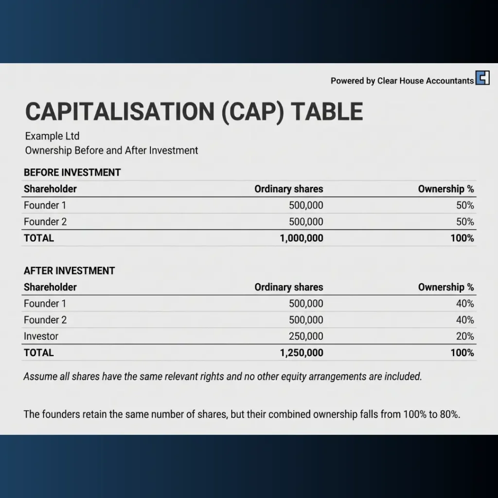 capitalisation table