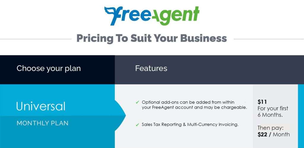 Free Agent cloud accounting software