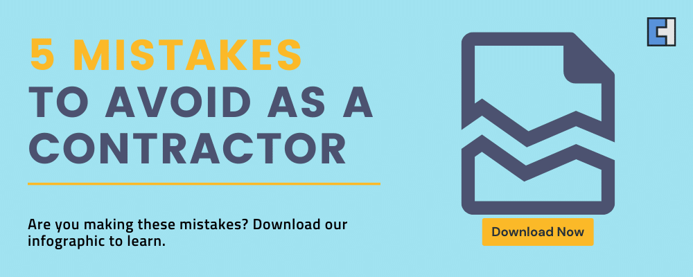5 Mistakes To Avoid As A Contractor