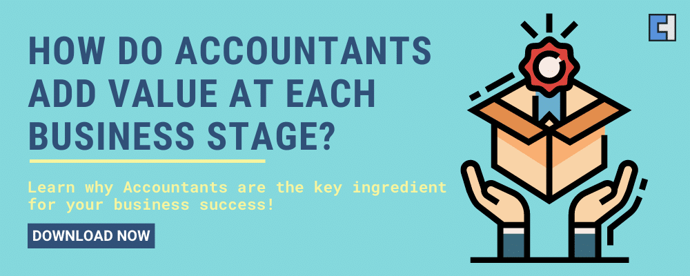 How do Accountants add value at each business stage