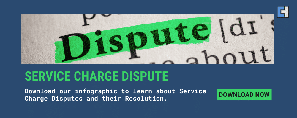 service charge dispute
