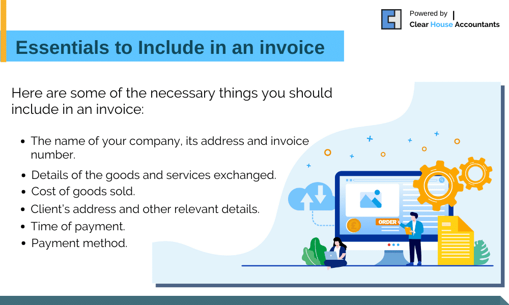 Essentials to Include in an invoice