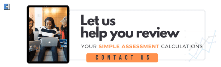 Simple assessment calculations support
