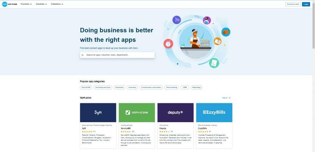 xero add-ons & integrations