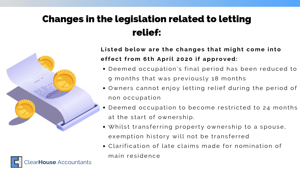 changes in legislation