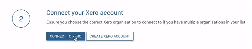 connect Xero account