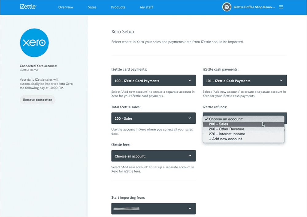 xero setup step 4