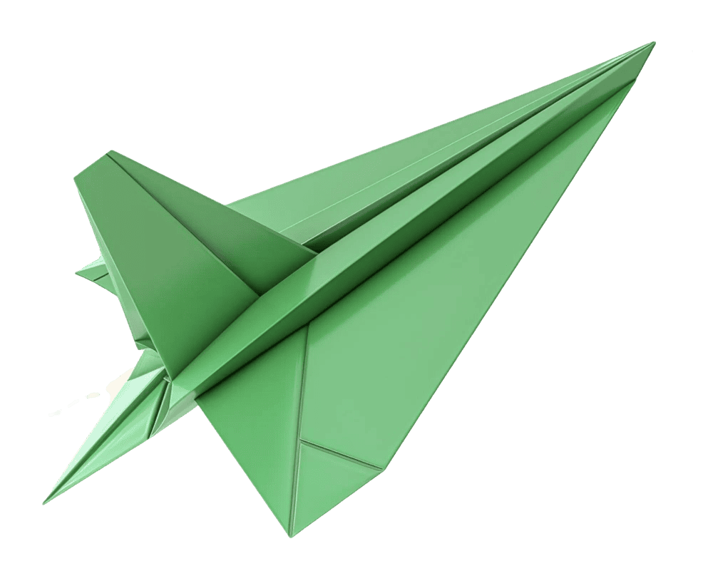 origami Aeroplane representing VAT services