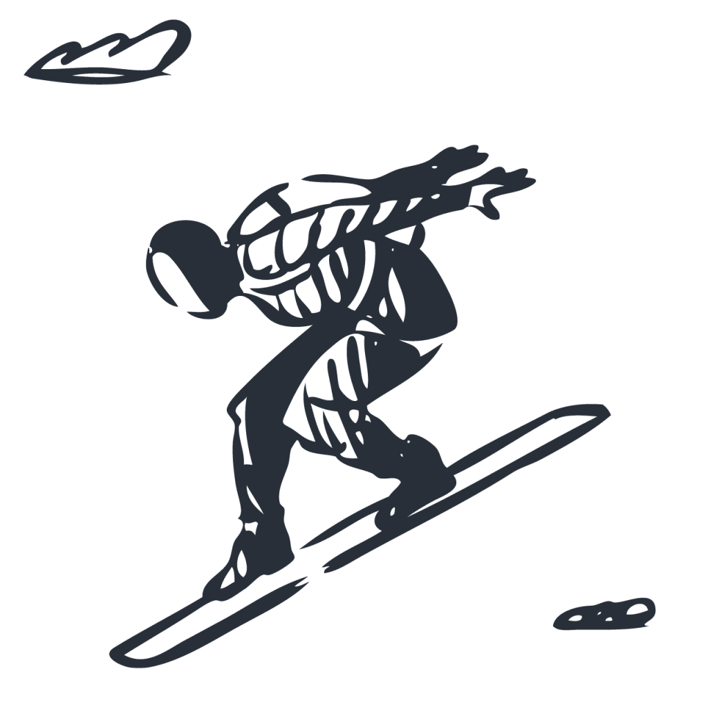 a person on a snowboard represent accountants in croydon