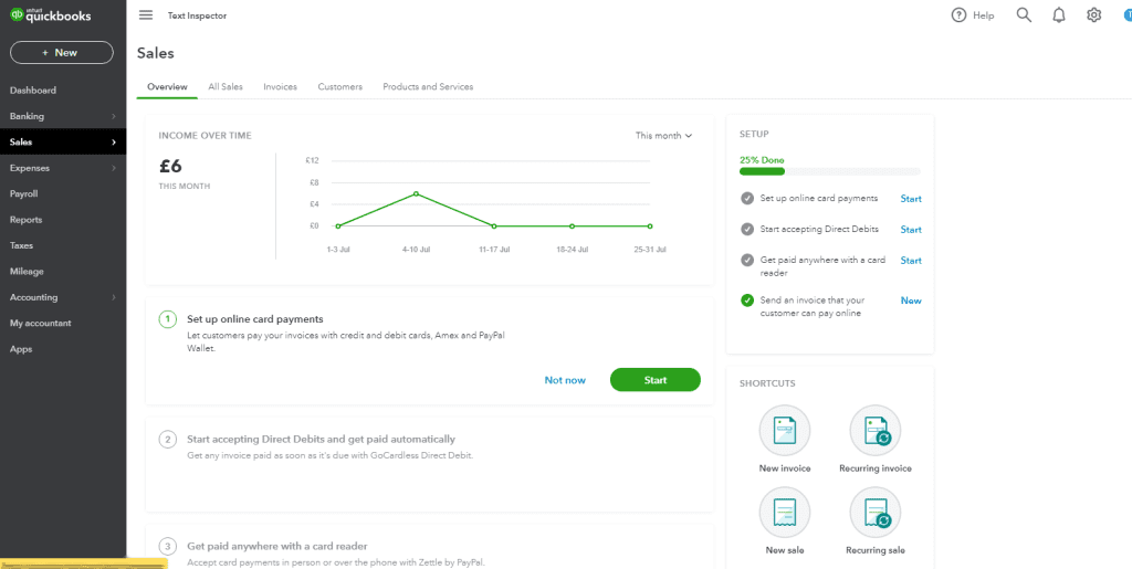 quickbooks Invoicing