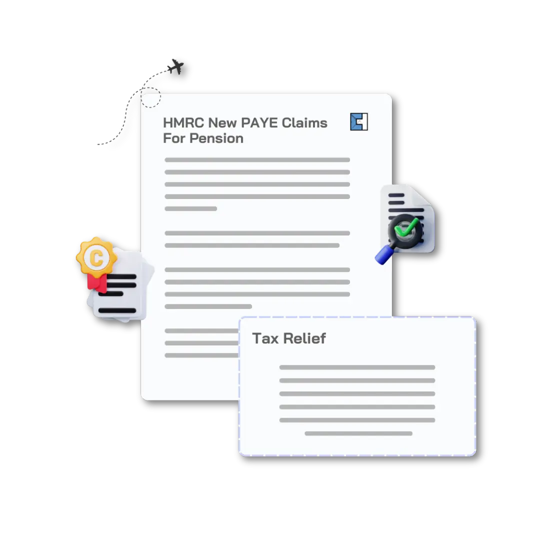 hmrc new paye claims for pension tax relief CTA