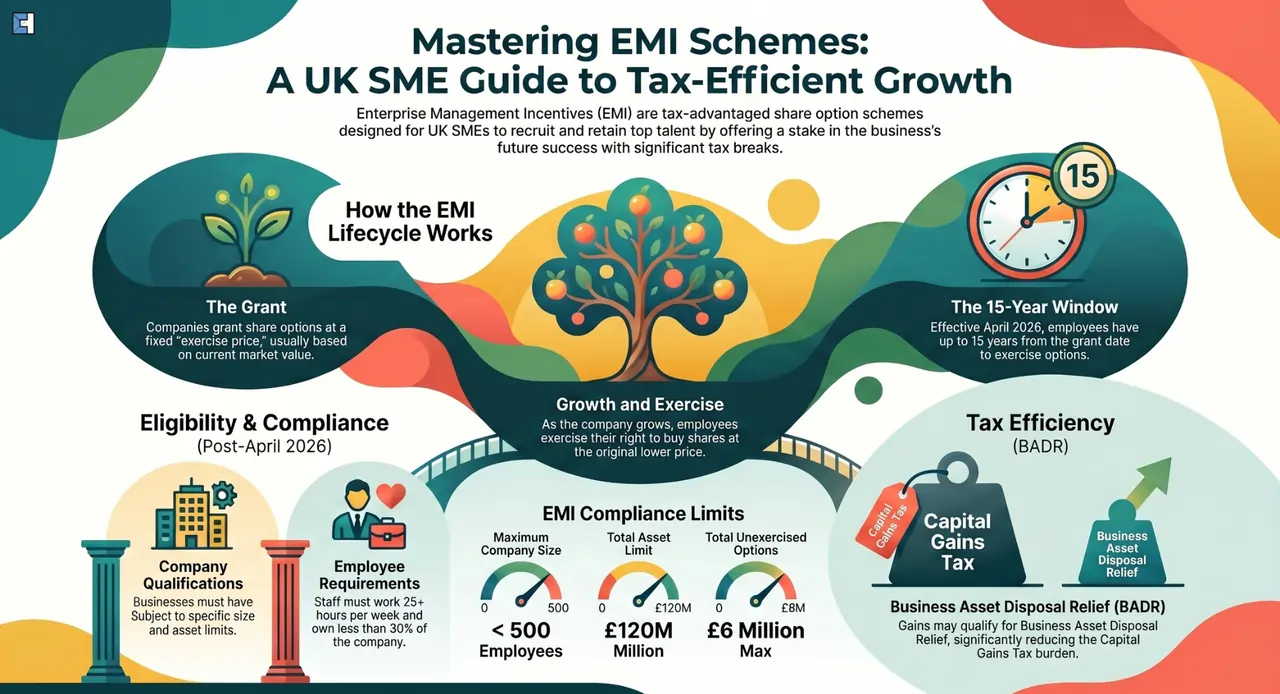 Mastering EMI schemes - A UK SME Guide to Tax Efficient Growth